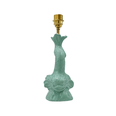 Small Pistachio Dolphin Table Lamp