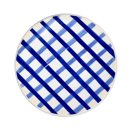 Blue Trellis Dinner Plate (Seconds)