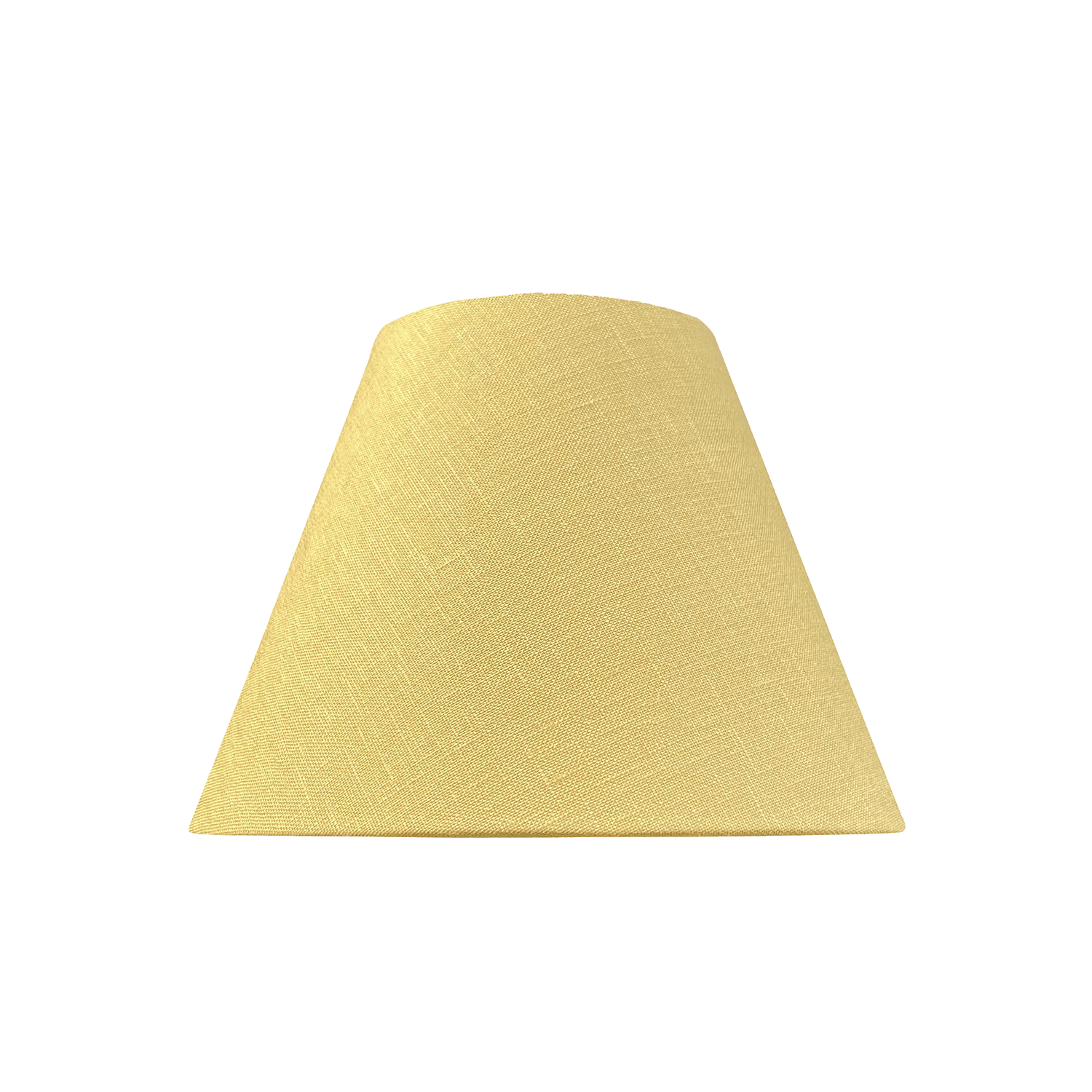 Yellow Empire Linen Lampshade (Seconds)