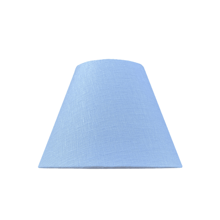 Light Blue Empire Linen Lampshade
