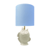 Light Blue Drum Linen Lampshade (Seconds)
