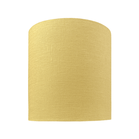 Yellow Drum Linen Lampshade