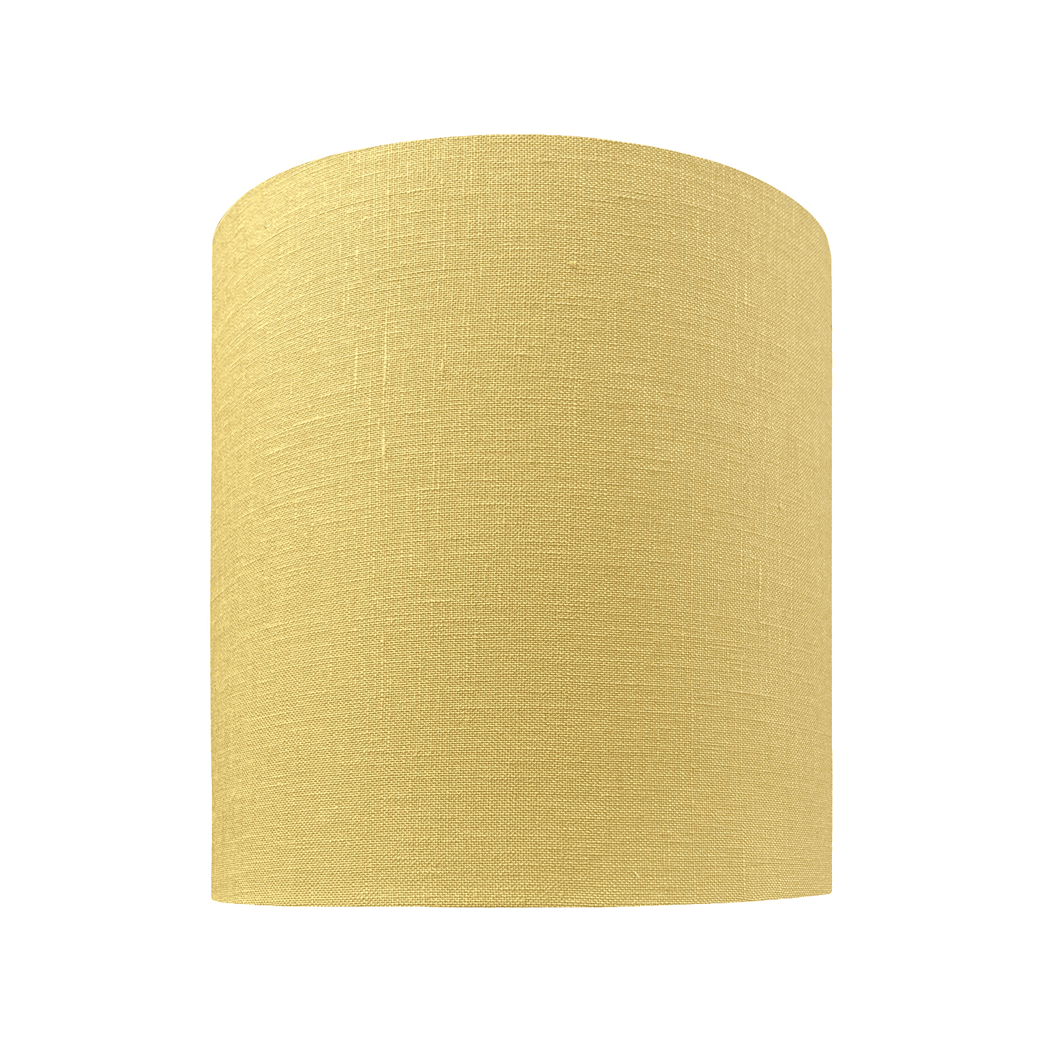 Yellow Drum Linen Lampshade (Seconds)