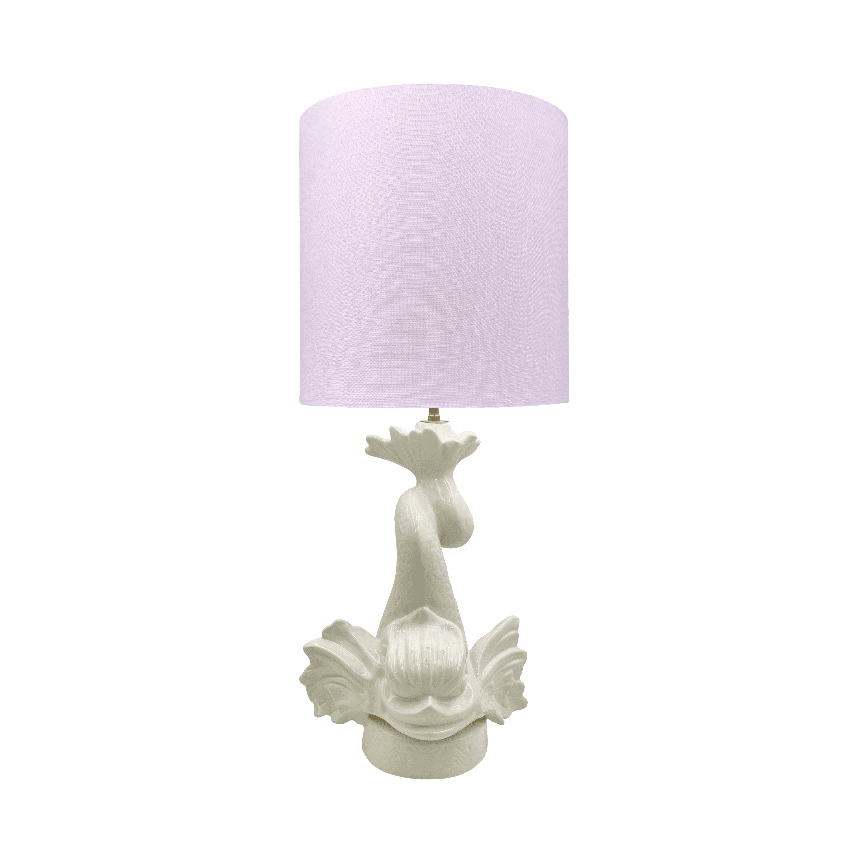 Pink Drum Linen Lampshade (Seconds)