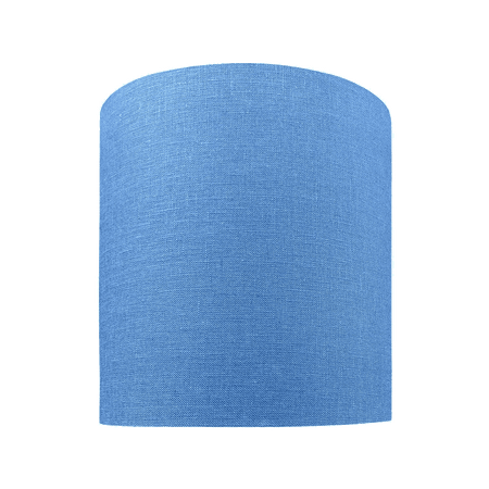 Navy Blue Drum Linen Lampshade