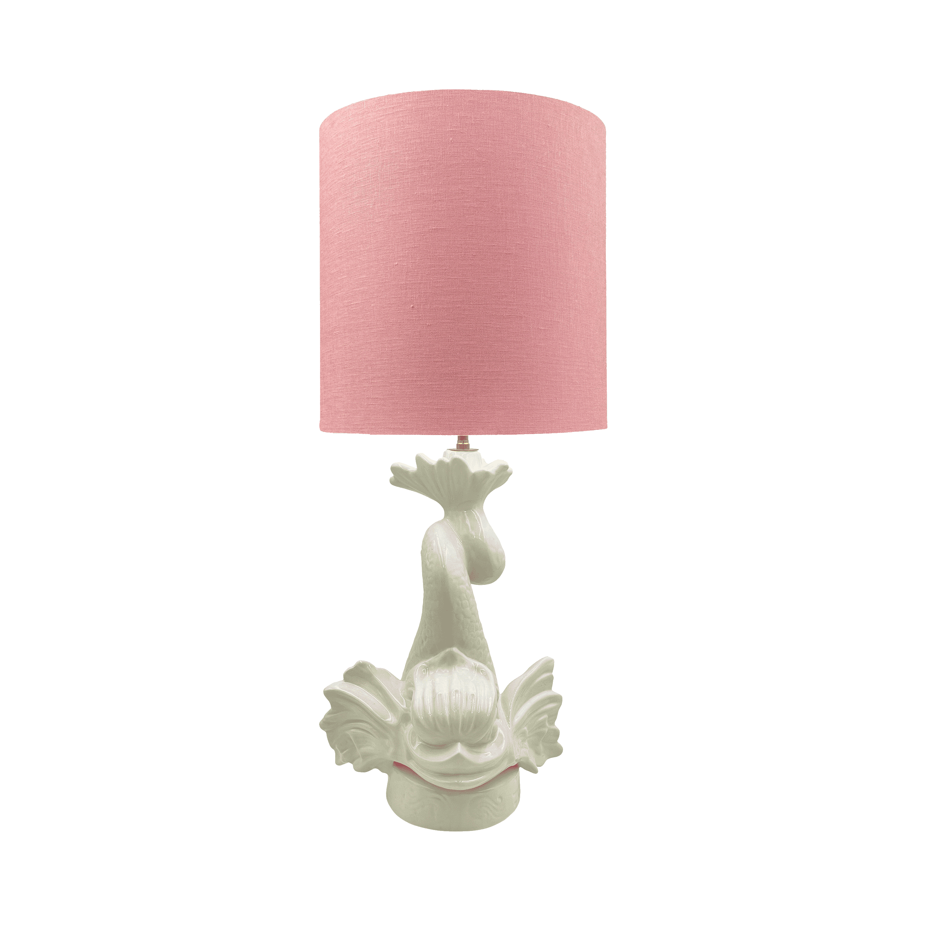 Red Drum Linen Lampshade (Seconds)