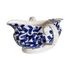 Navy Scroll Gravy Boat