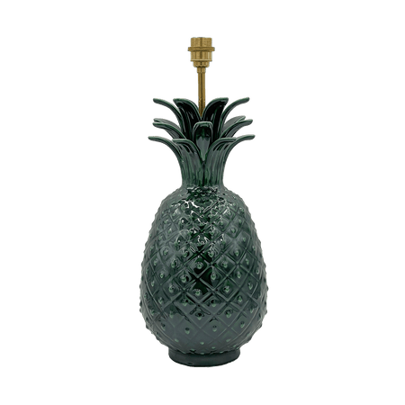 Emerald Green Pineapple Table Lamp