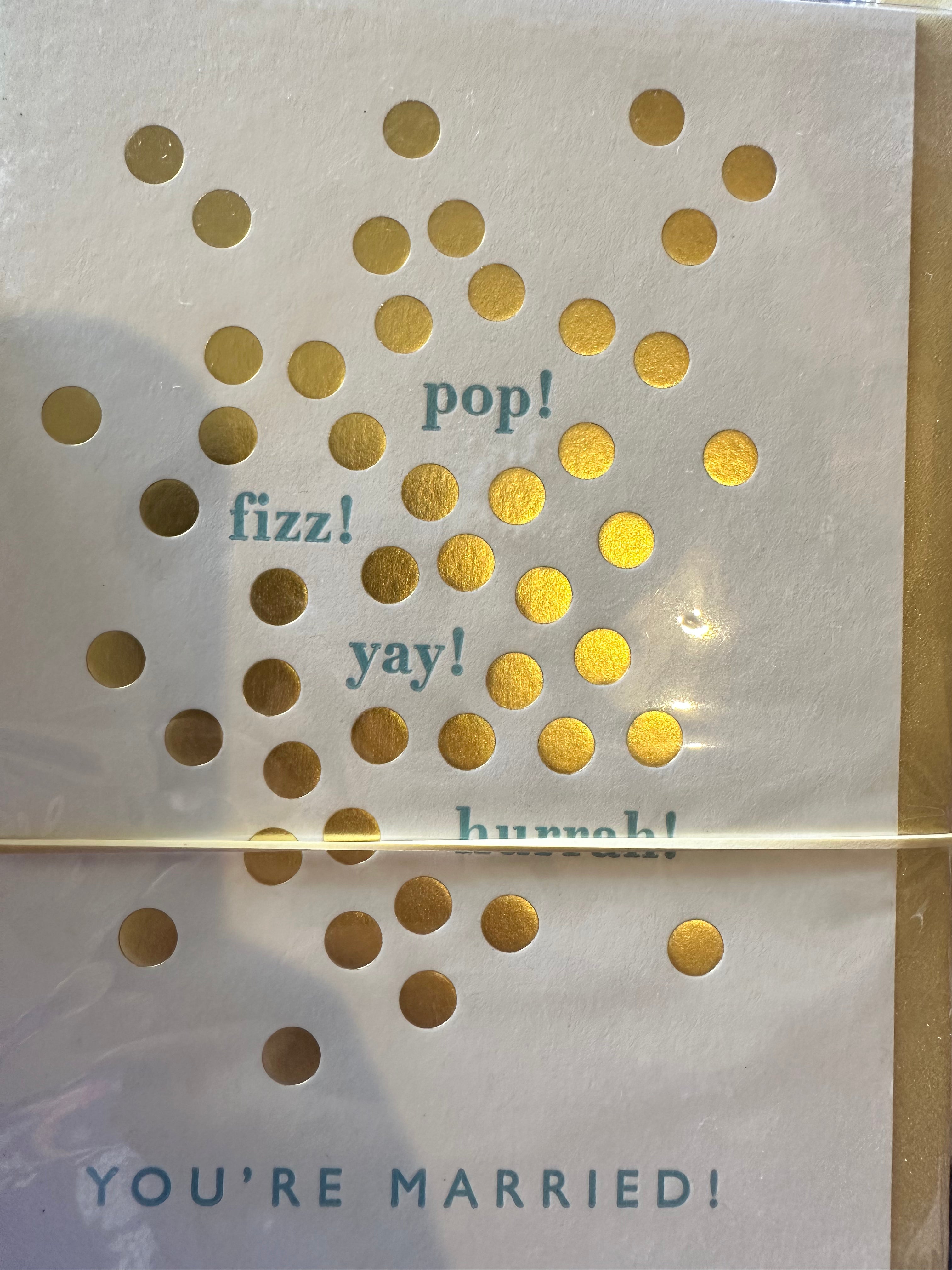 Pop! Fizz! Yay! Hurrah! Card