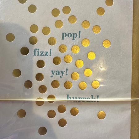Pop! Fizz! Yay! Hurrah! Card