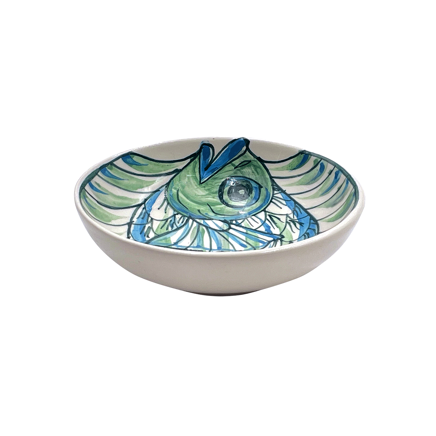 Green Romina Fish Peanut Bowl (Seconds)