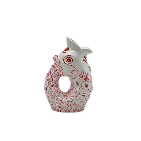 Small Red Glug Glug Jug
