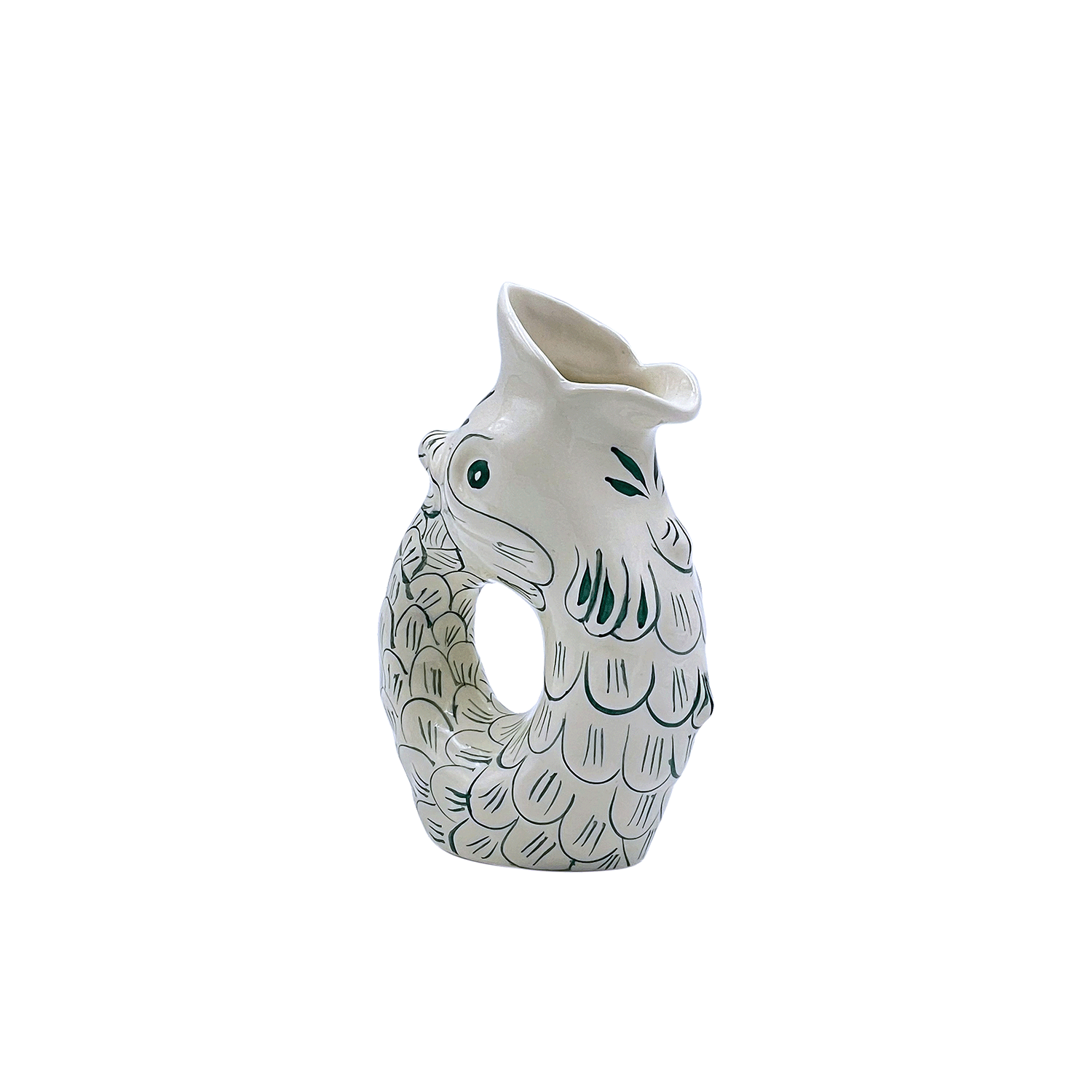 Small Green Glug Glug Jug (Seconds)