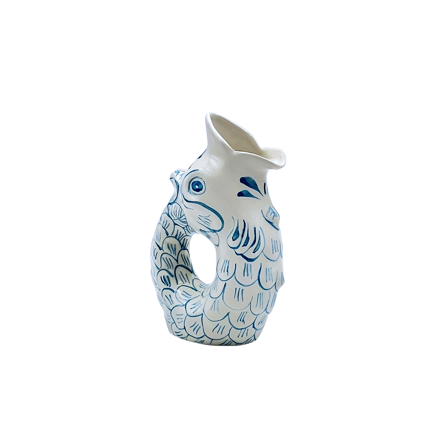 Small Light Blue Glug Glug Jug (Seconds)