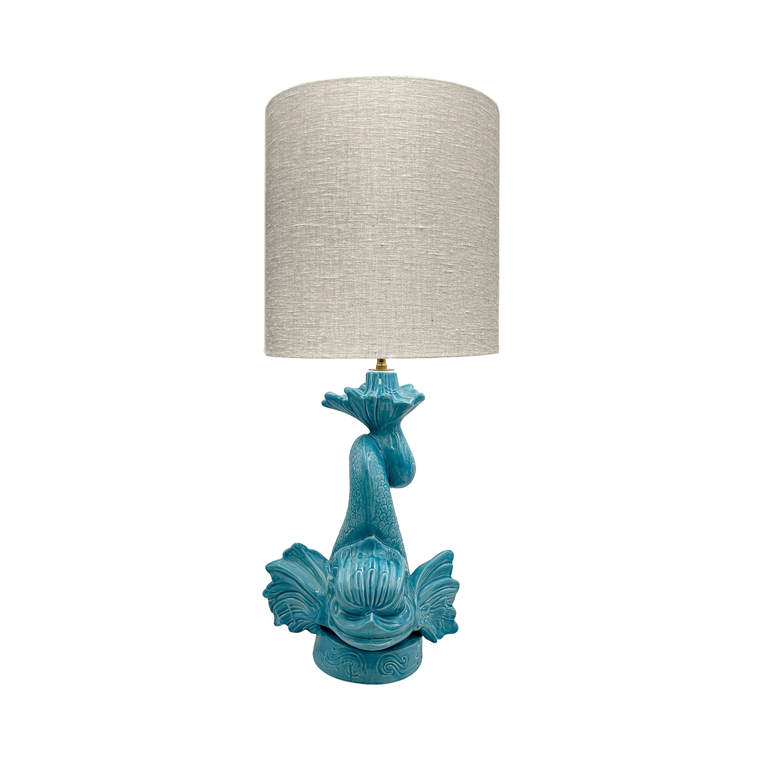 Turquoise Dolphin Lamp (Seconds)