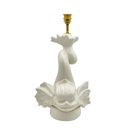 Cream Dolphin Lamp