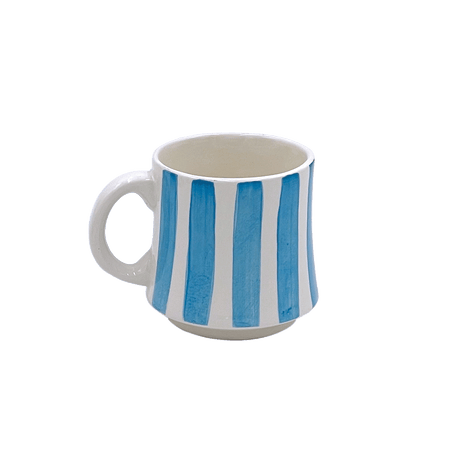 Small Light Blue Stripes Mug