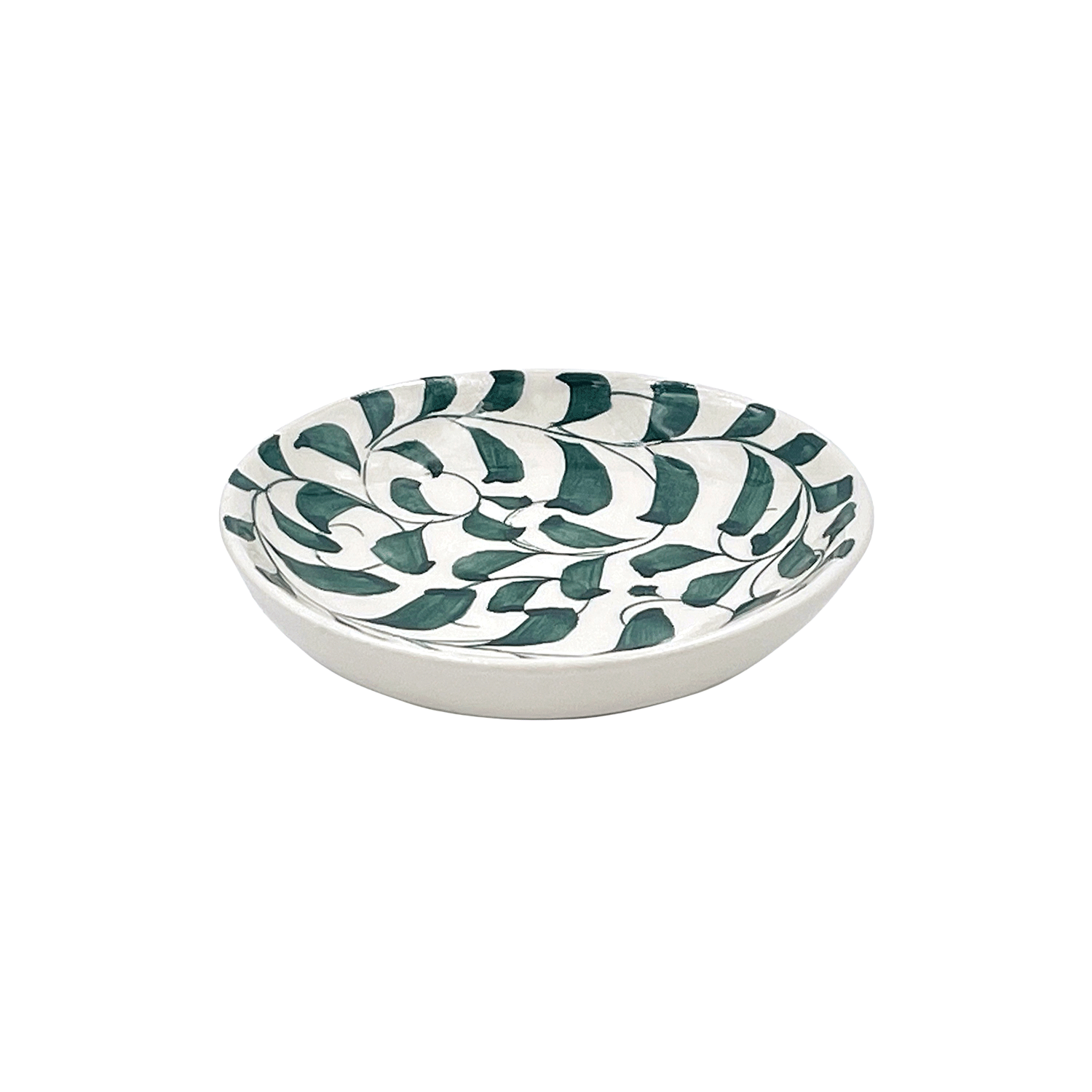 Green Scroll Dipping Bowl (Seconds)
