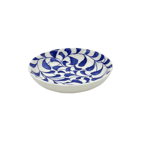 Navy Blue Scroll Dipping Bowl