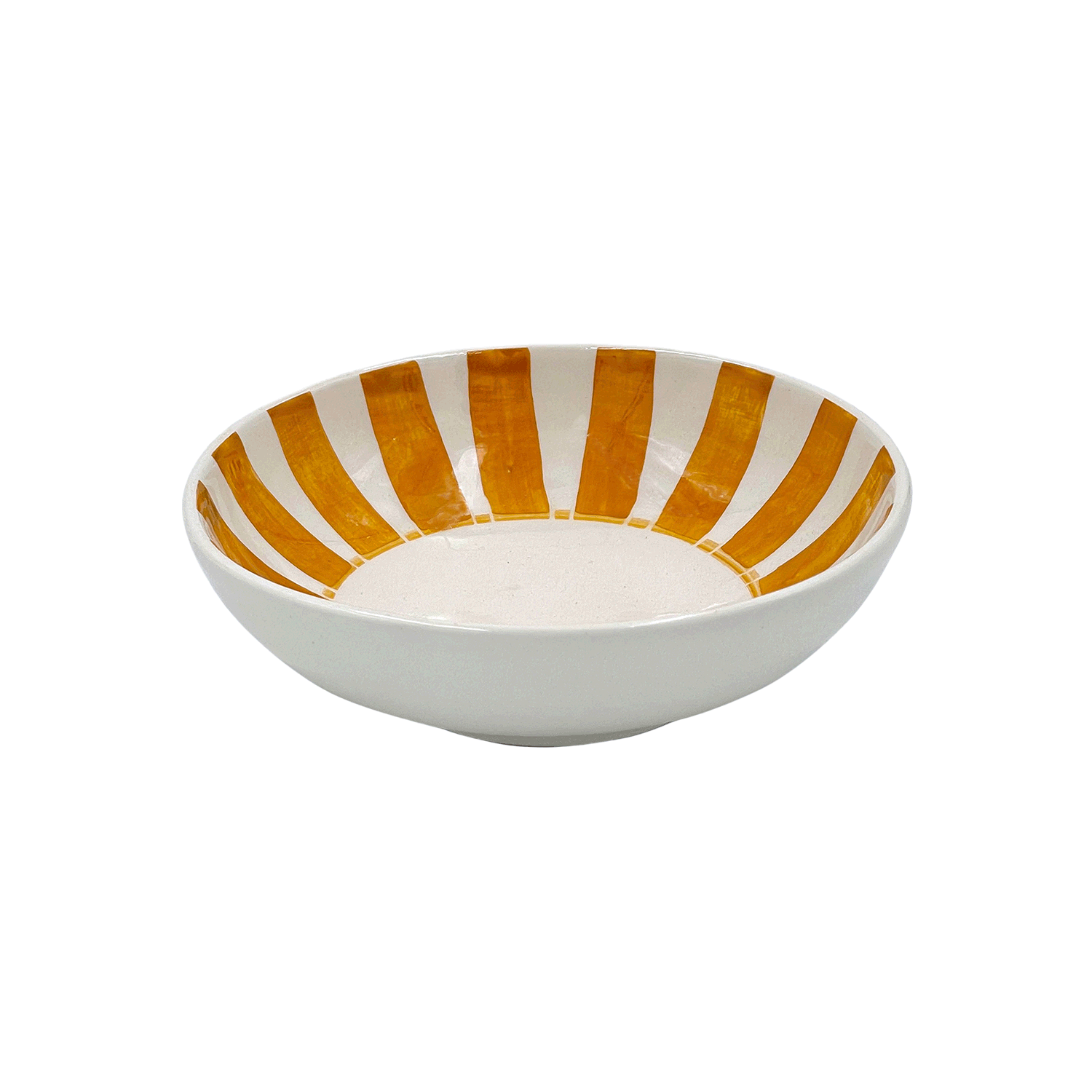 Yellow Stripes Peanut Bowl (Seconds)