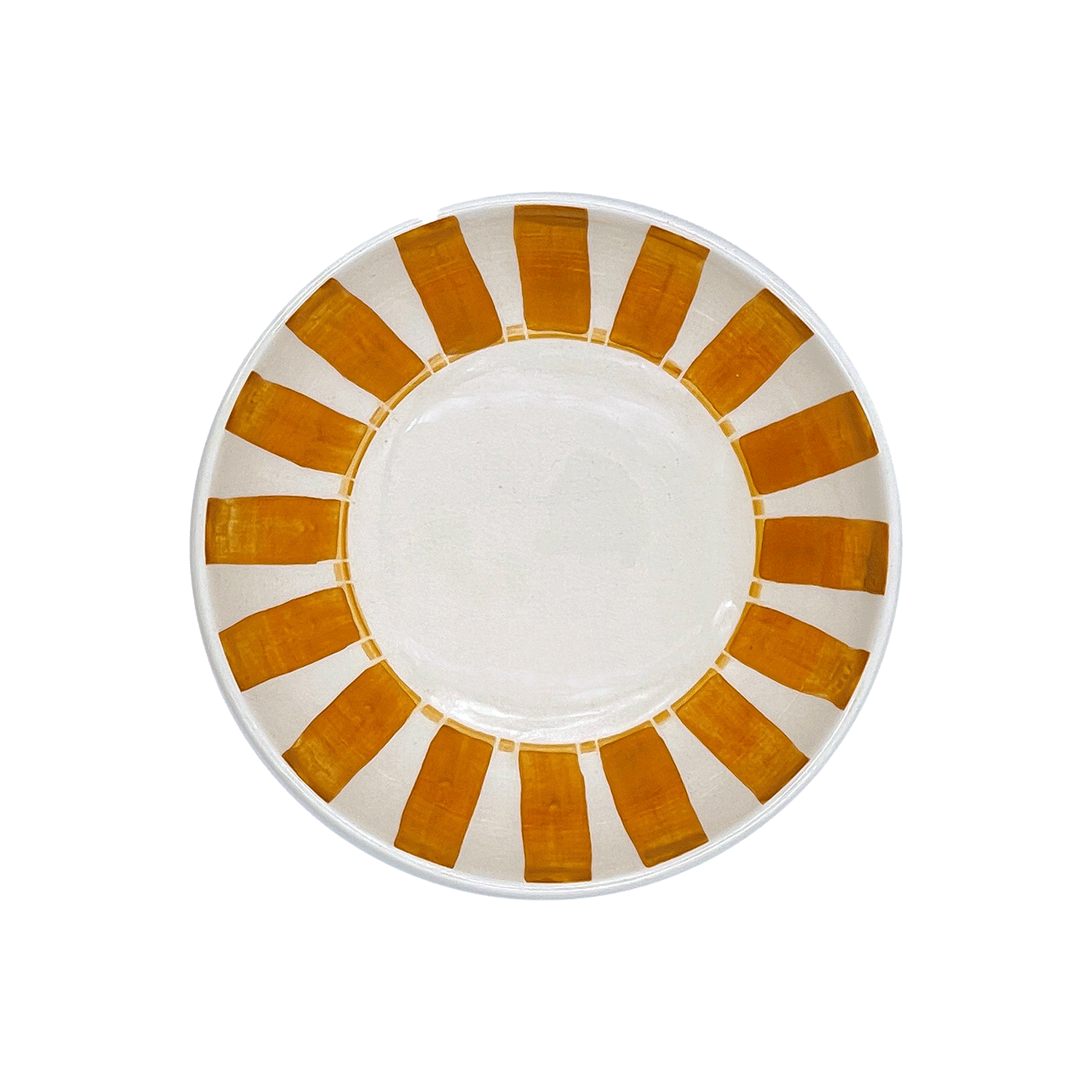 Yellow Stripes Peanut Bowl (Seconds)
