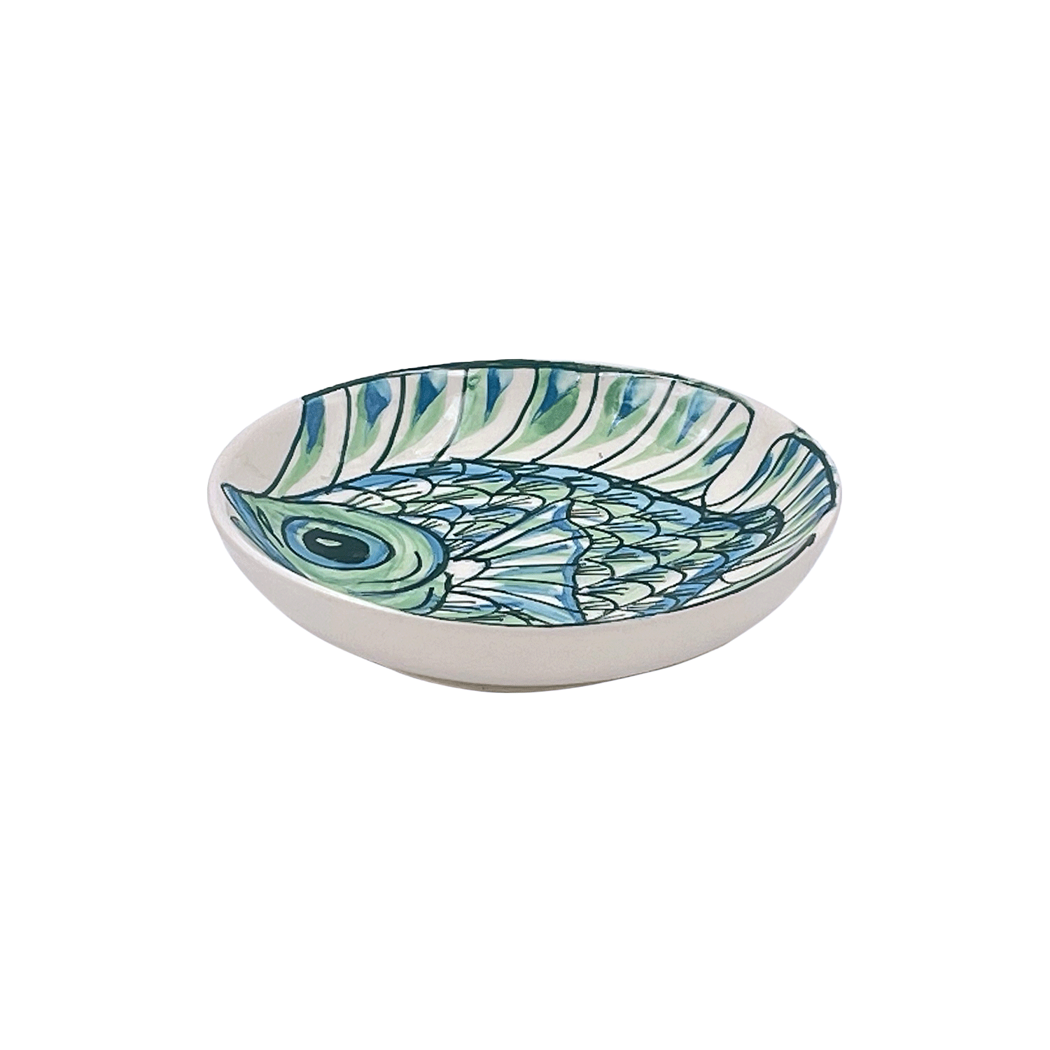 Green Romina Fish Dipping Bowl (Seconds)