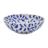 Large Navy Blue Scroll Bowl (Seconds)