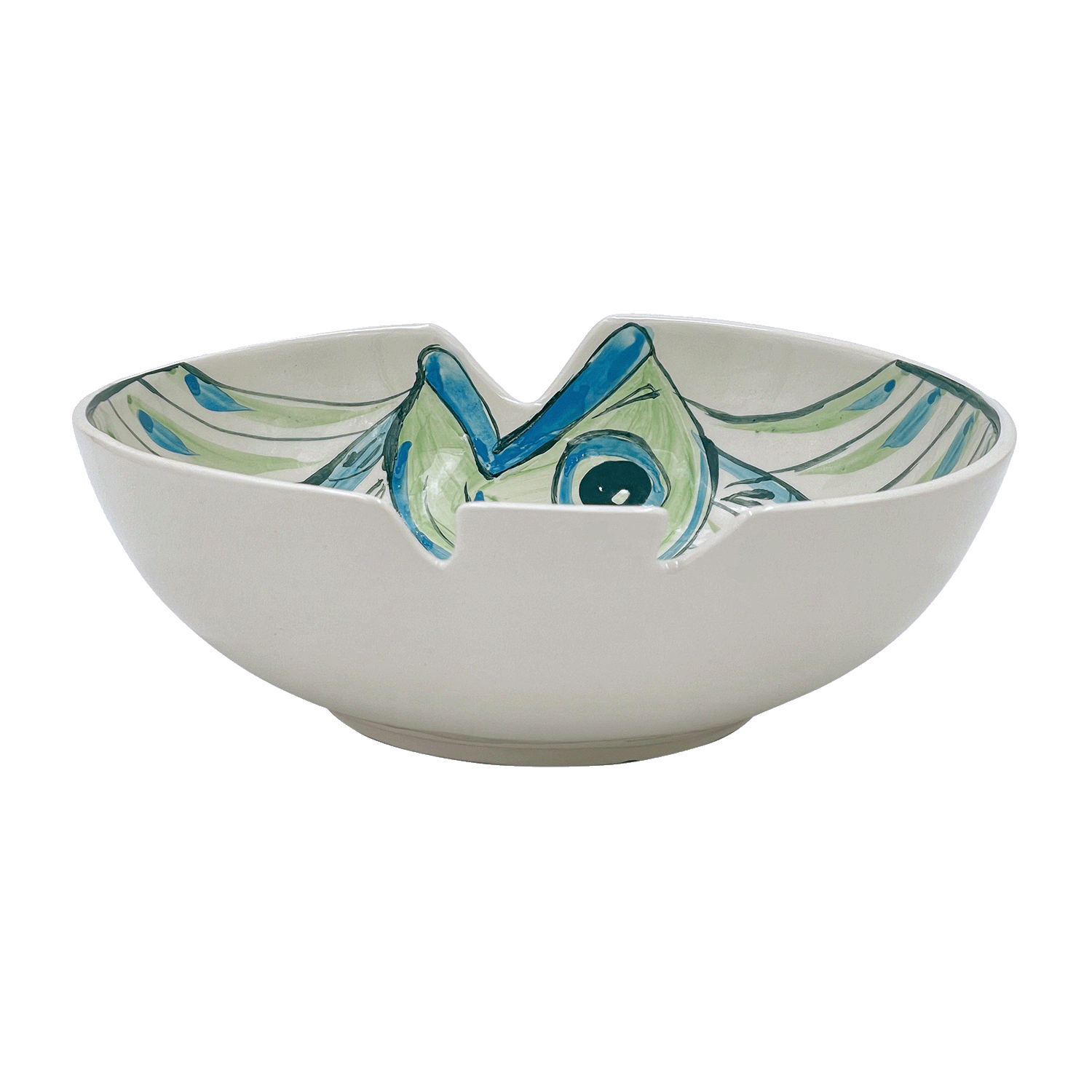 Large Green Romina Fish Bowl (Seconds)