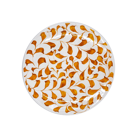 Yellow Scroll Side Plate