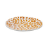 Yellow Scroll Dinner Plate (Seconds)