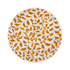Yellow Scroll Dinner Plate (Seconds)