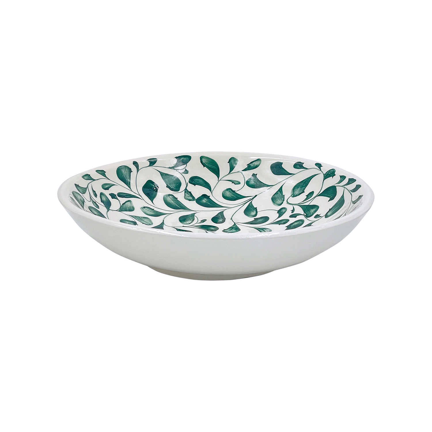 Green Scroll Pasta Bowl (Seconds)