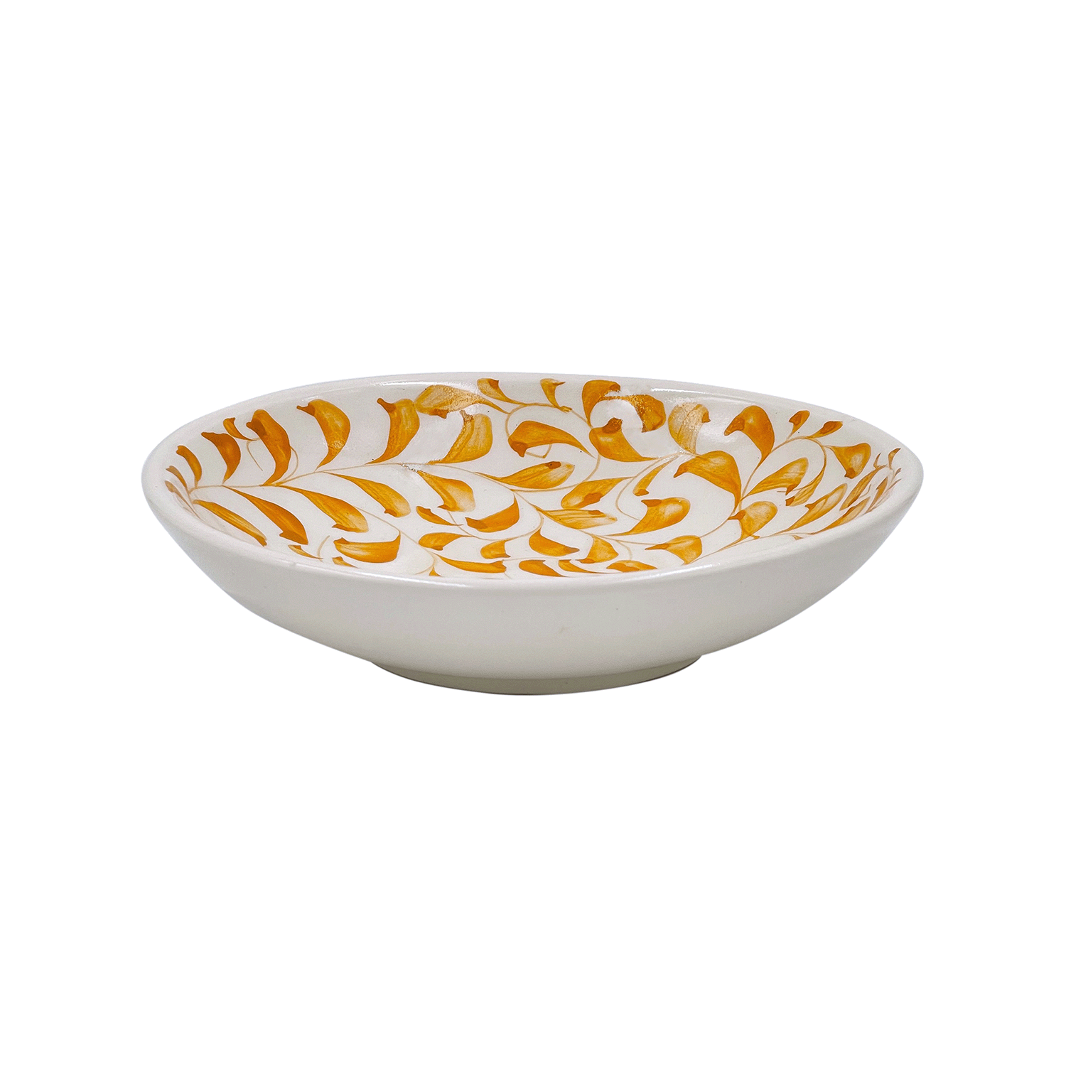 Yellow Scroll Pasta Bowl (Seconds)