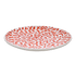 Red Scroll Charger Plate (Seconds)
