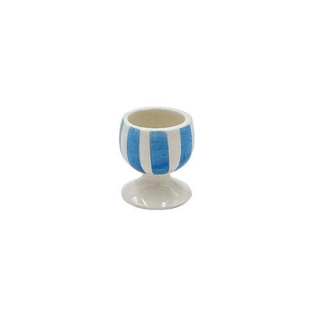 Light Blue Stripes Egg Cup