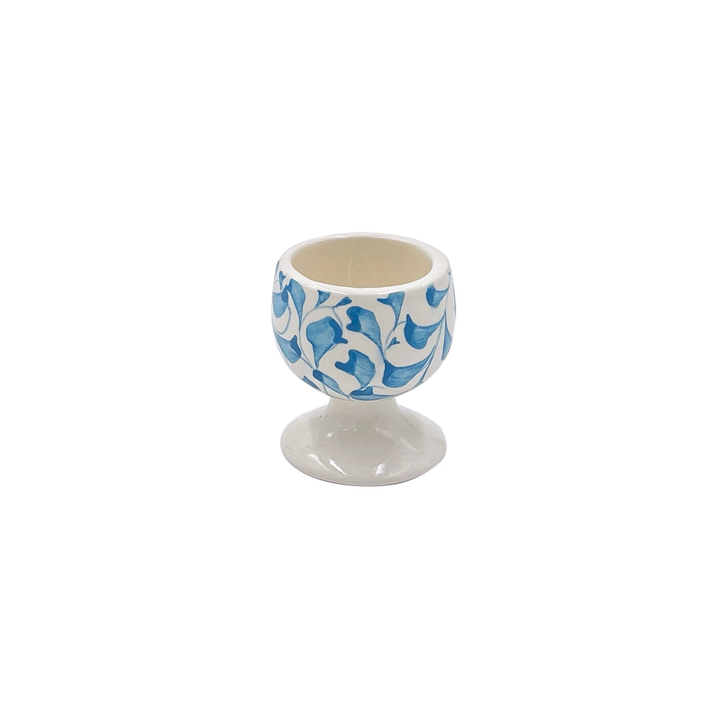 Light Blue Scroll Egg Cup (Seconds)