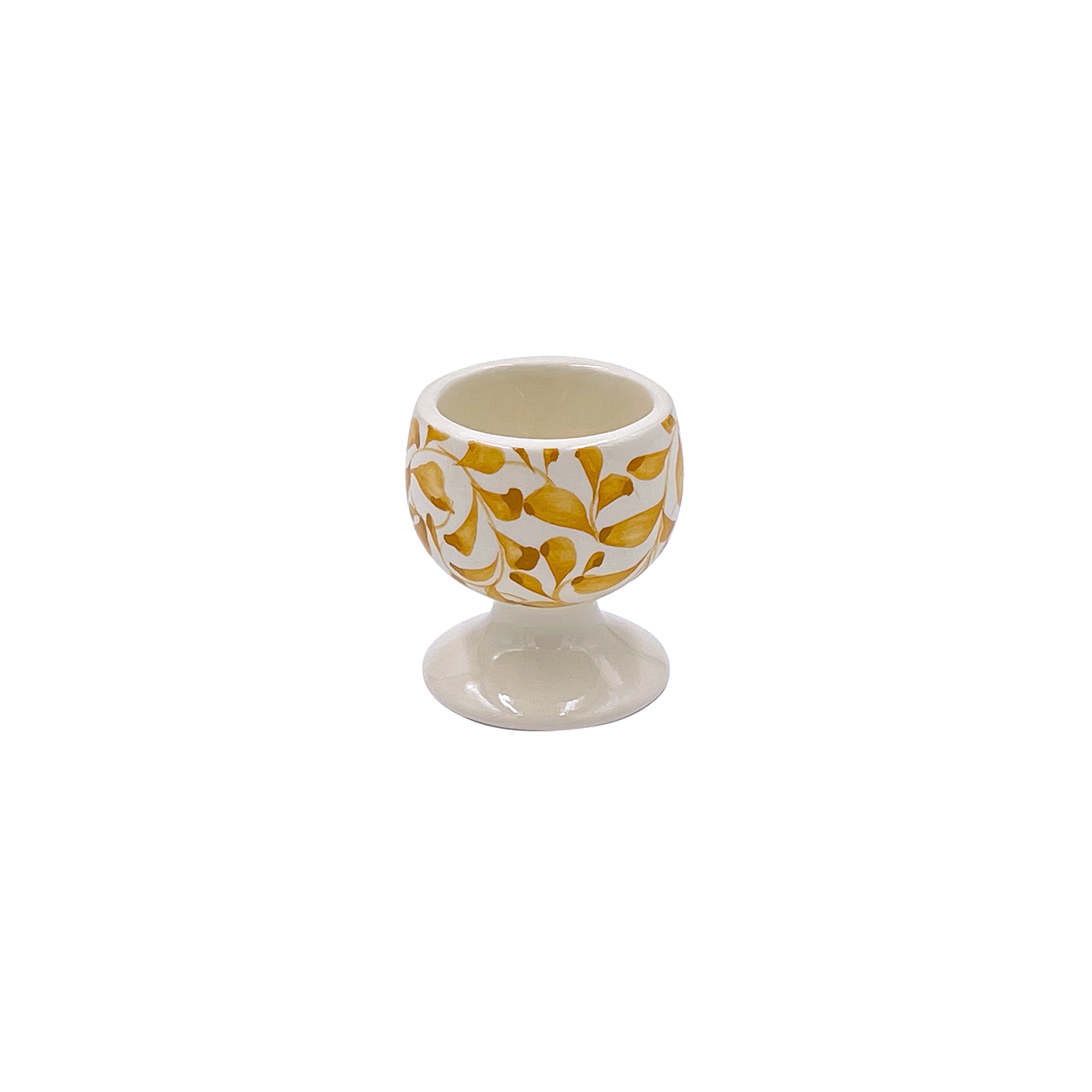 Yellow Scroll Egg Cup (Seconds)