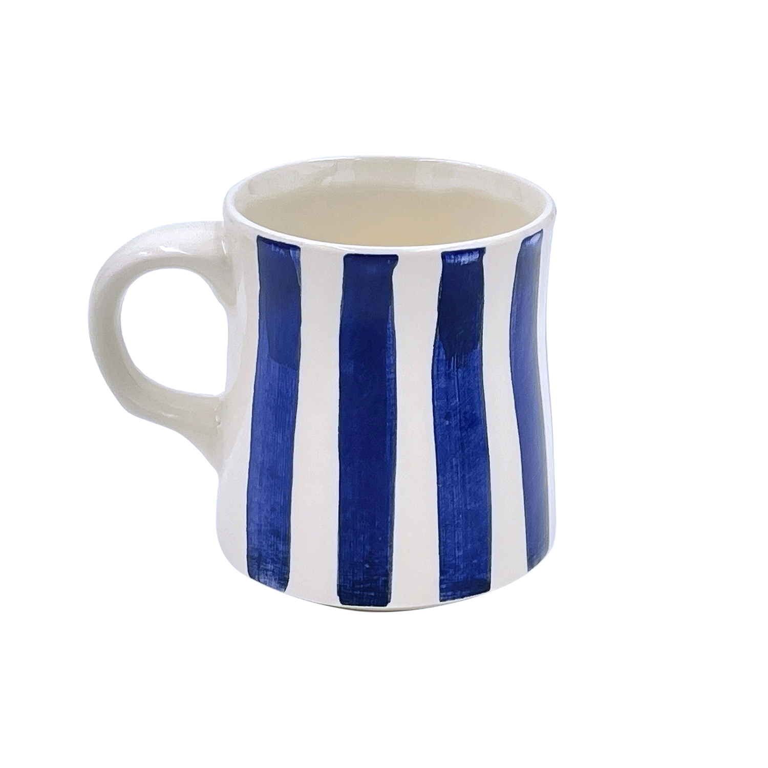 Navy Blue Stripes Mug (Seconds)