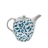 Green Scroll Teapot (Seconds)