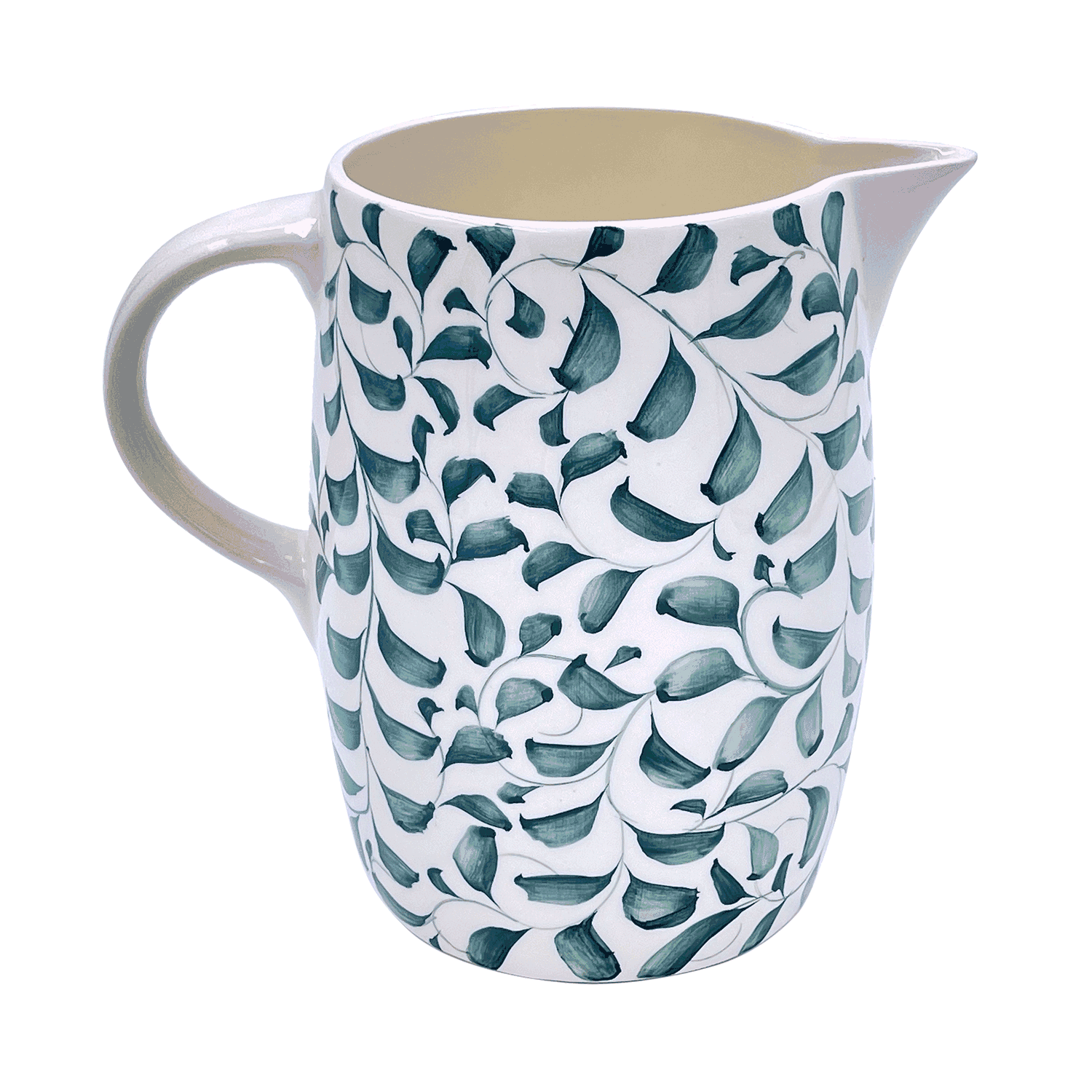 Green Scroll Water Jug (Seconds)