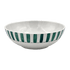 Large Green Stripes Bowl (Seconds)
