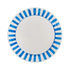 Light Blue Stripes Dinner Plate (Seconds)