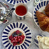 Navy Blue Stripes Side Plate (Seconds)