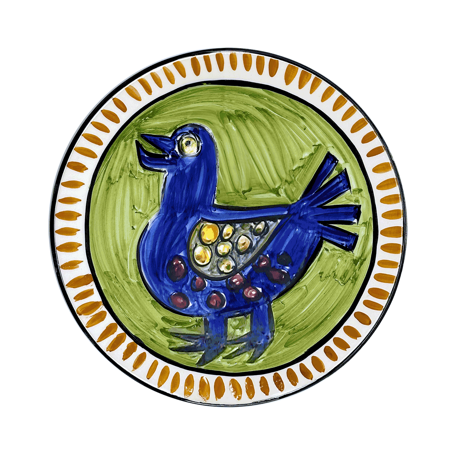 Rooster Gozo Dinner Plate (Seconds)