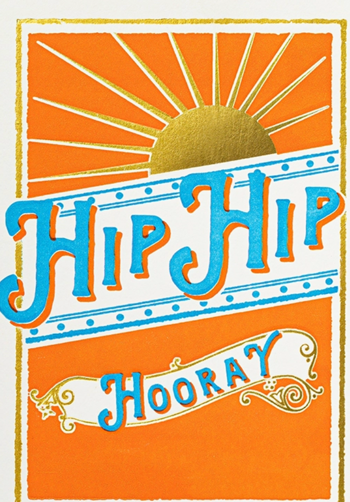 Hip Hip Hooray Card