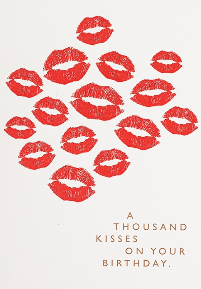 A Thousand Kisses Card