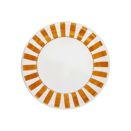 Yellow Stripes Side Plate