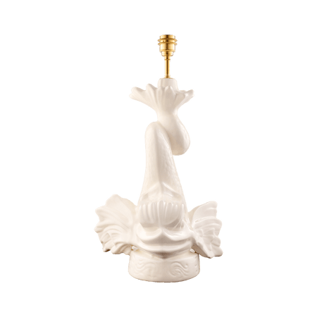 Cream Dolphin Table Lamp