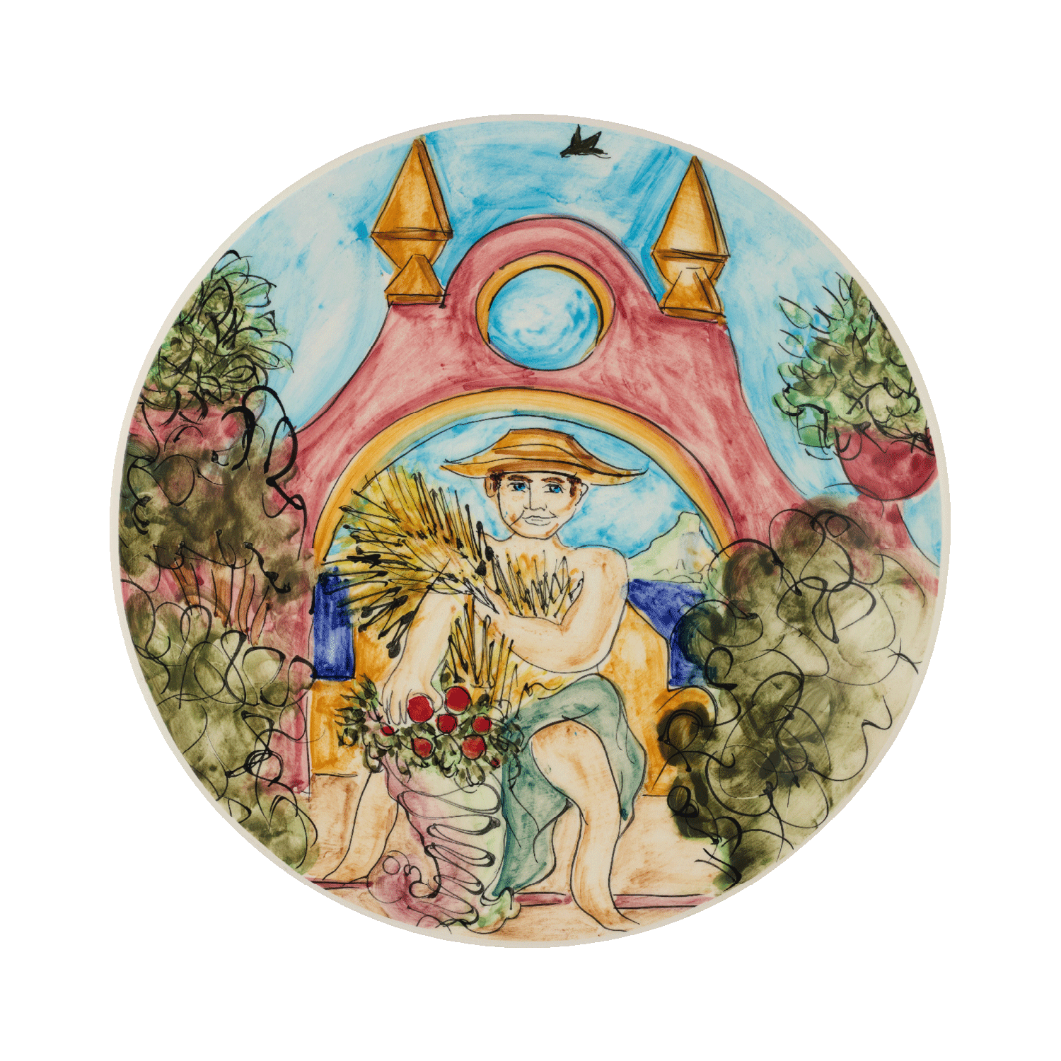 Four Seasons Summer Decorative Plate