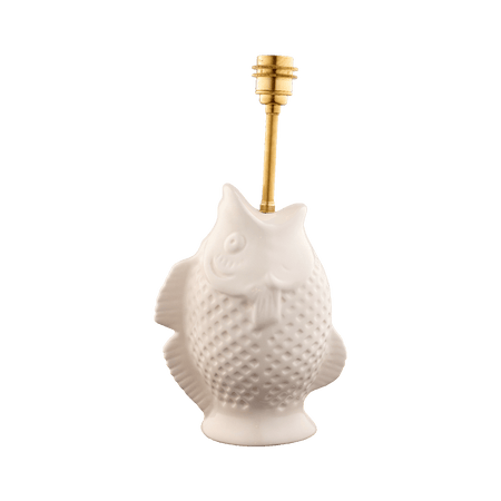 Cream Fish Table Lamp